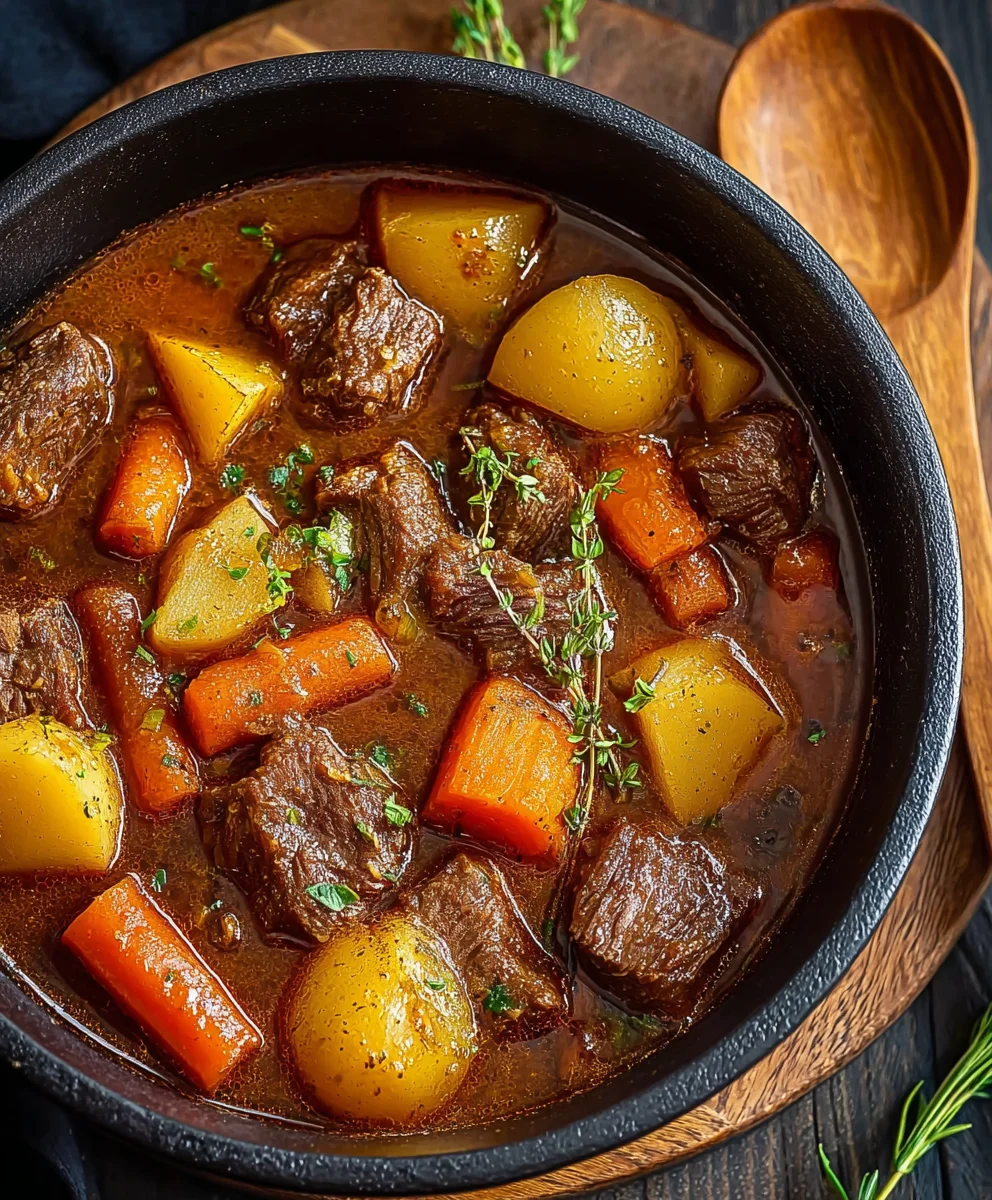 Hearty Homemade Beef Stew Recipe- Easy & Flavorful