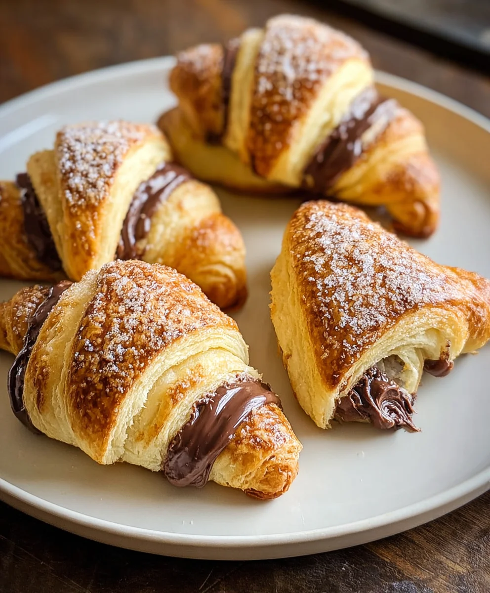 Easy Nutella Crescent Rolls - Delicious Chocolate Pastry Recipe