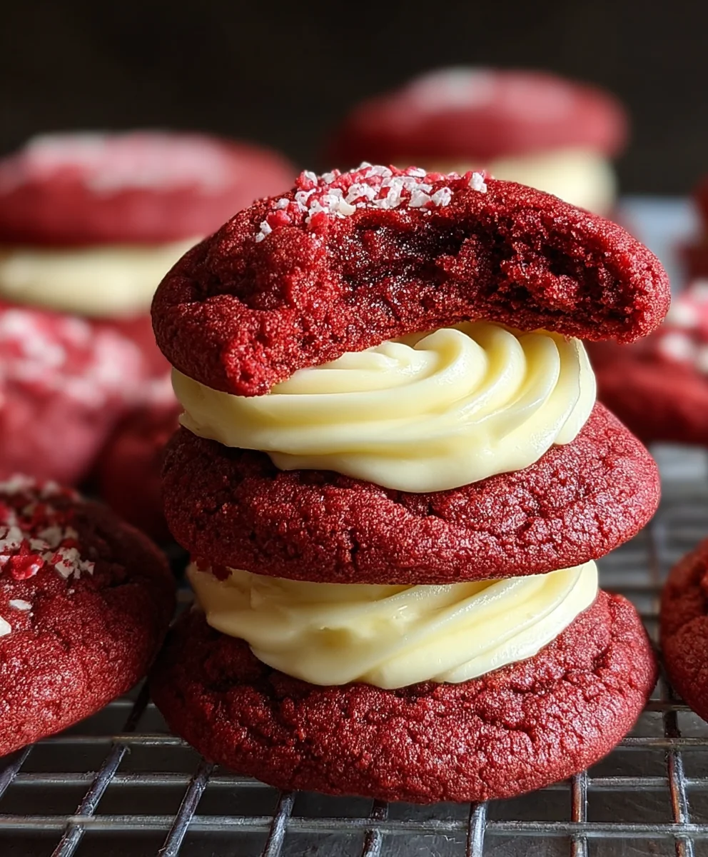 Cream Cheese Red Velvet Cookies-Decadent & Delicious