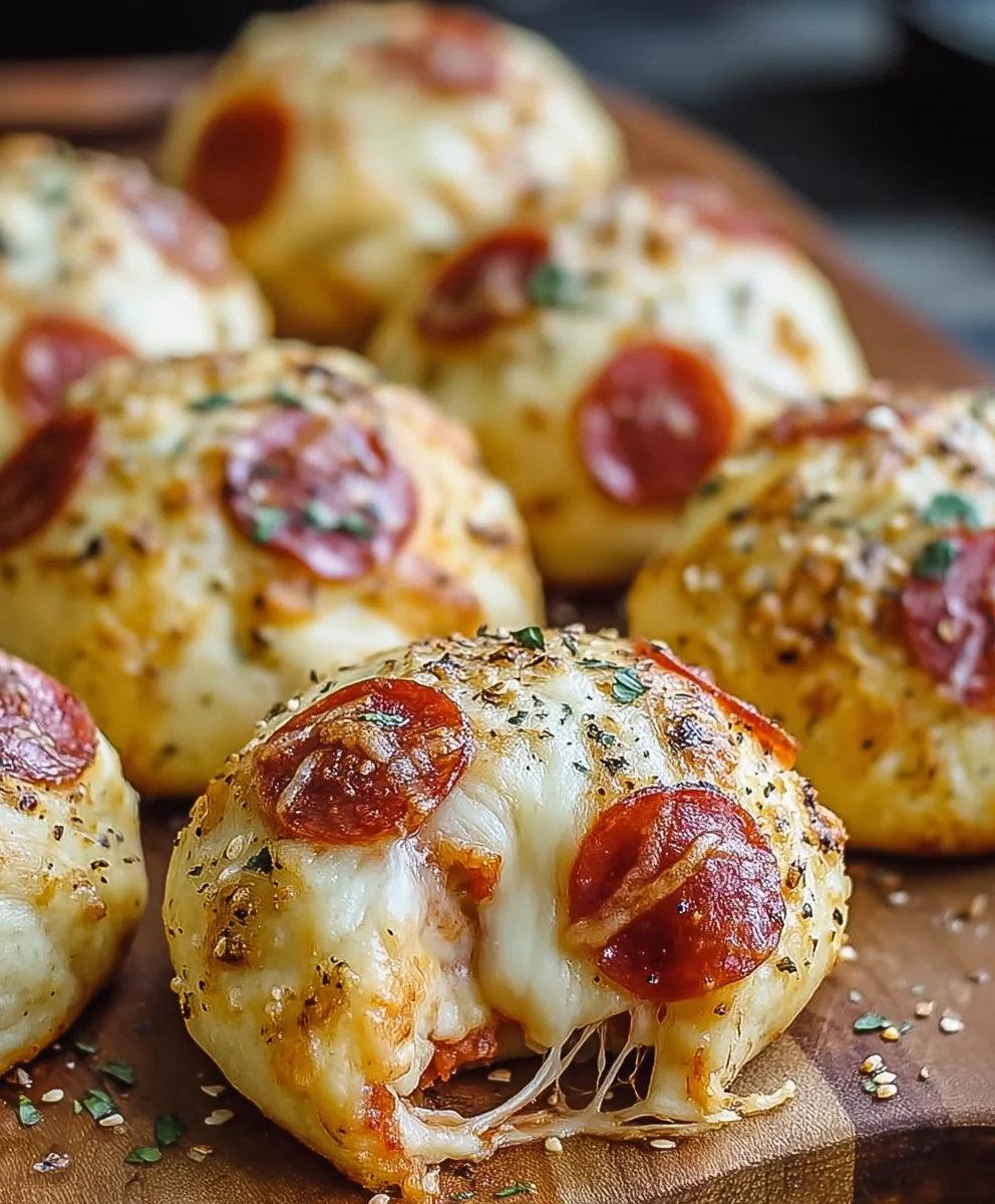 Cheesy Pizza Bombs - Easy Appetizer Recipe