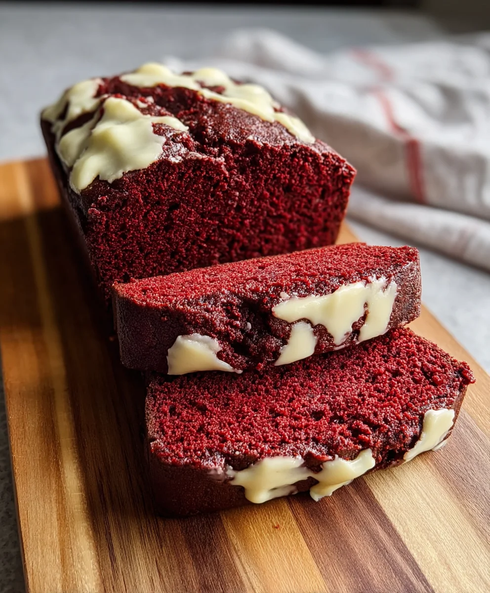 Red Velvet Banana Bread-Decadent Dessert Recipe