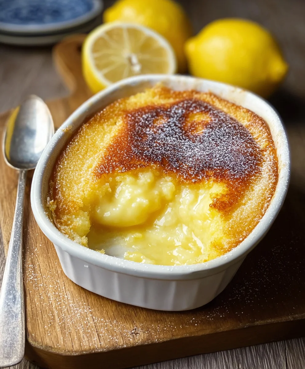 Jamie Oliver Self-Saucing Lemon Pudding Recipe