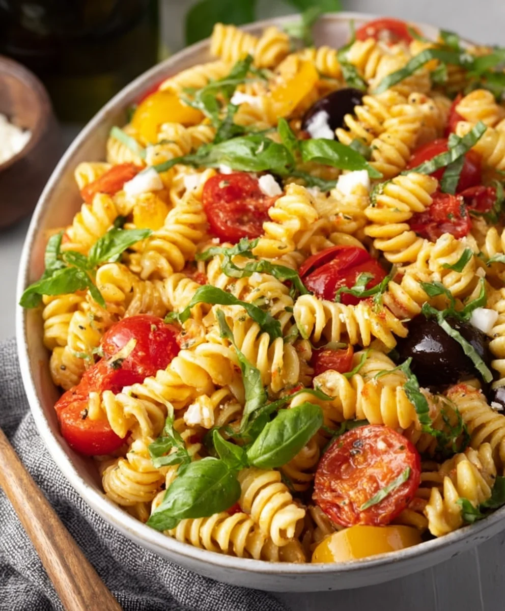 High Protein Italian Pasta Salad-Hearty & Flavorful Meal