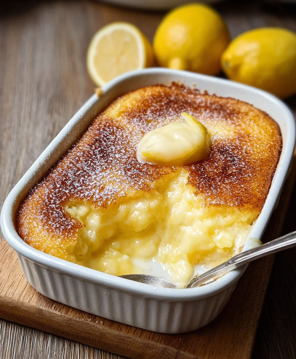 Jamie Oliver Self-Saucing Lemon Pudding Recipe