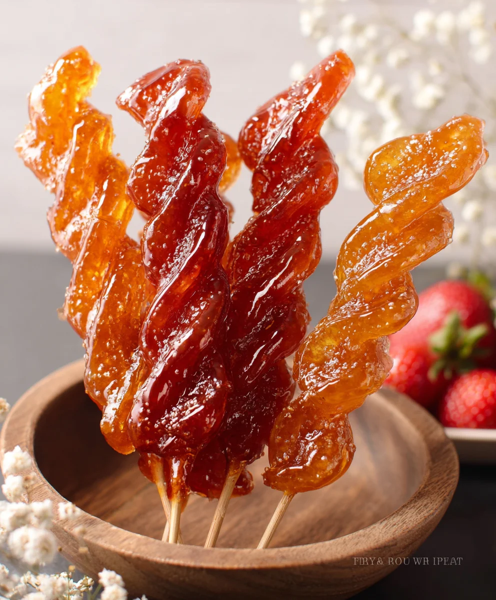 Easy Tanghulu Recipe-Sweet Chinese Candied Fruit Skewers