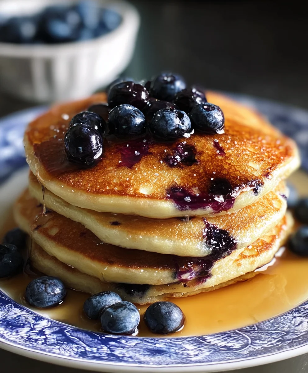 Easy Blueberry Pancakes - Quick & Fluffy Breakfast Delight