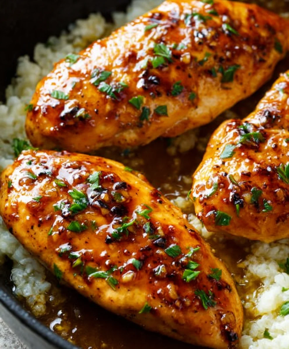 Easy Honey Garlic Chicken Breasts Recipe