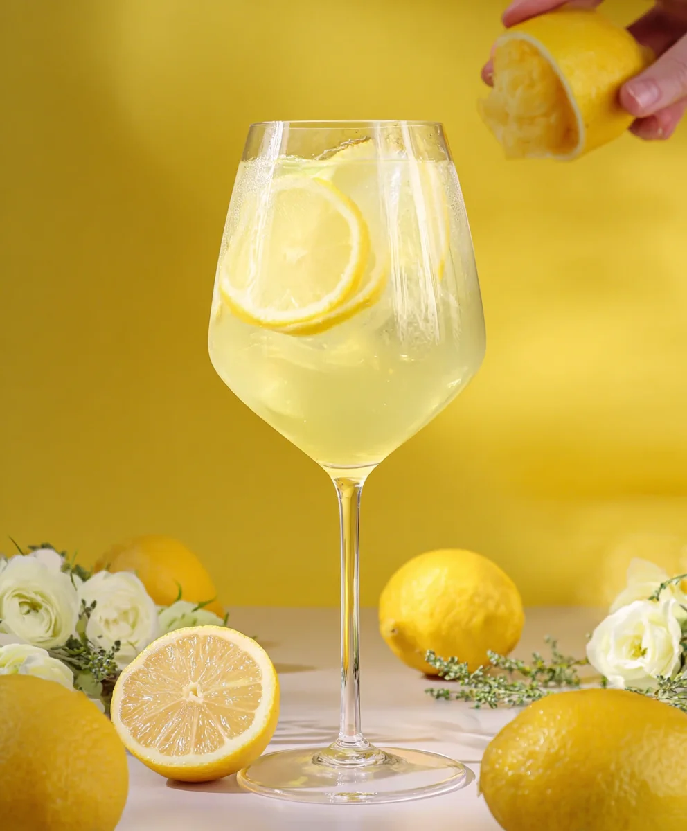 Non-Non-Non-Alcoholic Alternative Limoncello Spritz- Refreshing & Easy Recipe
