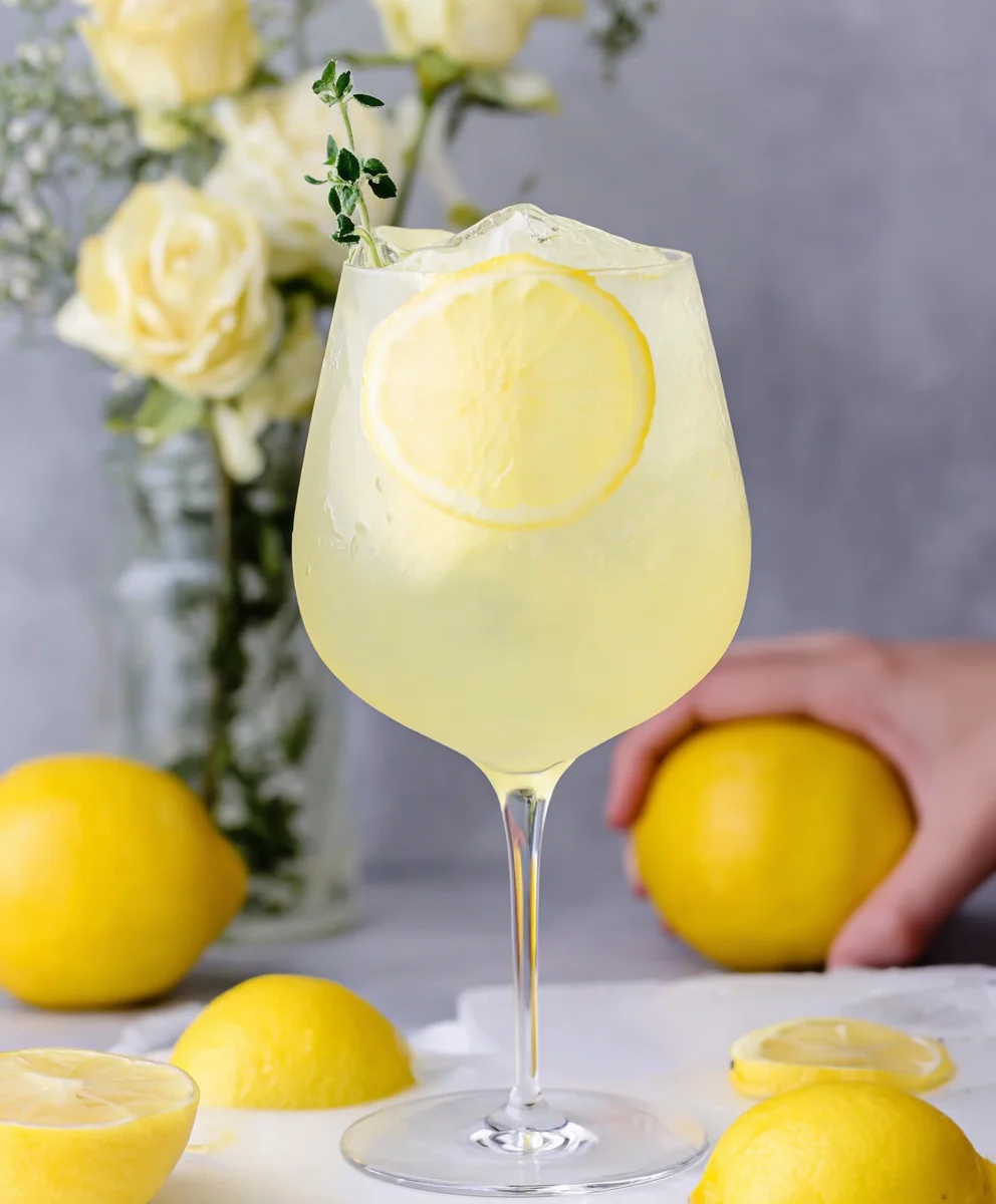 Non-Non-Non-Alcoholic Alternative Limoncello Spritz- Refreshing & Easy Recipe