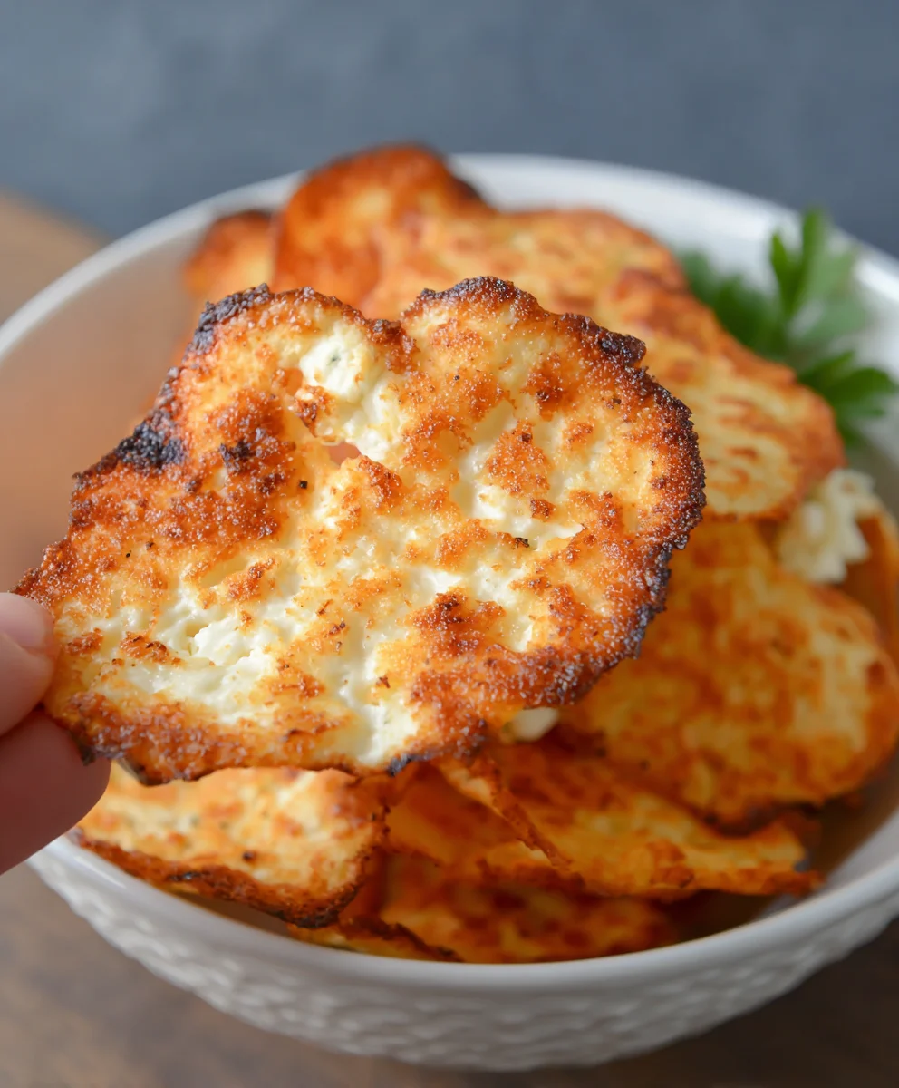 Easy Cottage Cheese Chips - Keto Snack Recipe