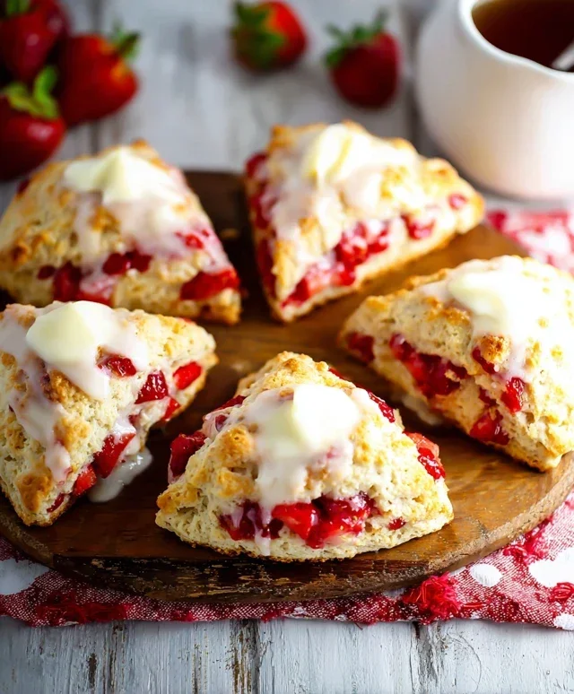 Strawberry Scones