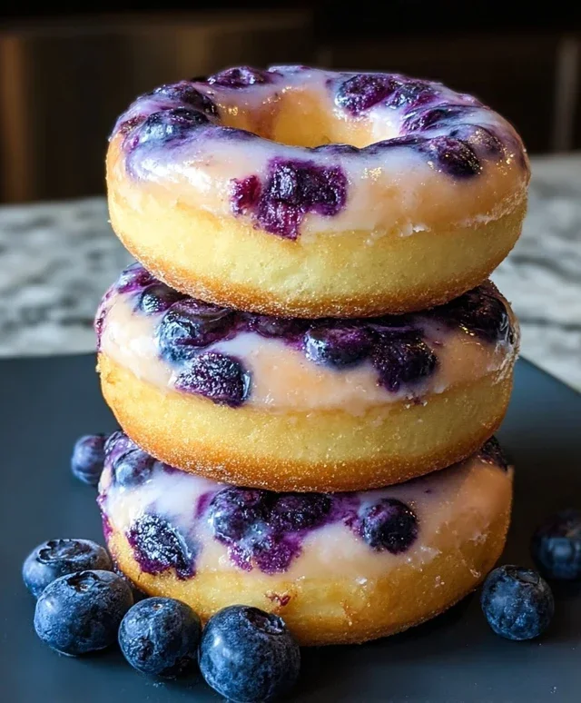 Keto Blueberry Donuts