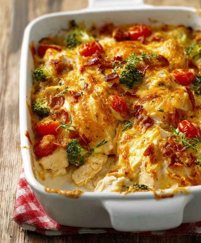 Easy Low Carb Chicken Casserole