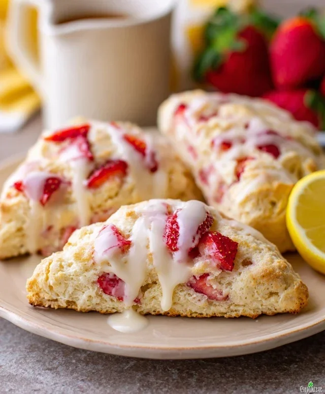 Strawberry Scones