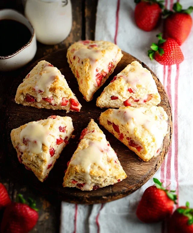 Strawberry Scones