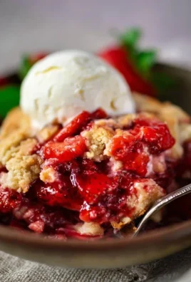 Strawberry Cobbler