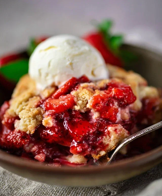 Strawberry Cobbler