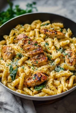 Healthy Garlic Parmesan Chicken Pasta