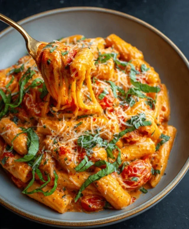 Creamy Tomato Garlic Pasta