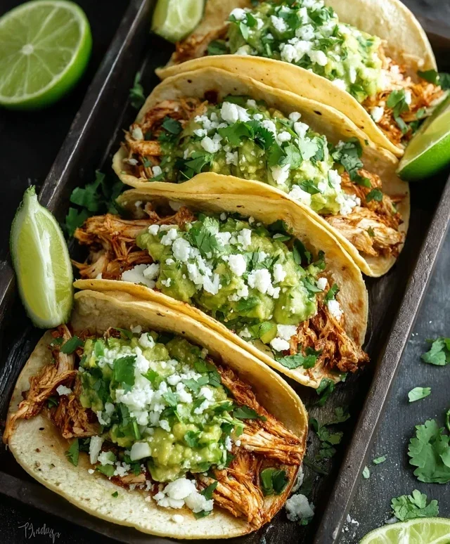 Crispy Poblano Chicken Tacos with Avocado-Jalapeño Salsa