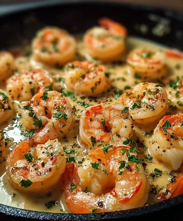 Creamy Garlic Shrimp
