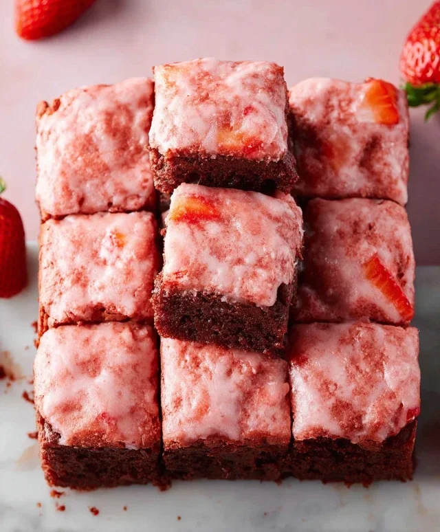 Strawberry Brownies