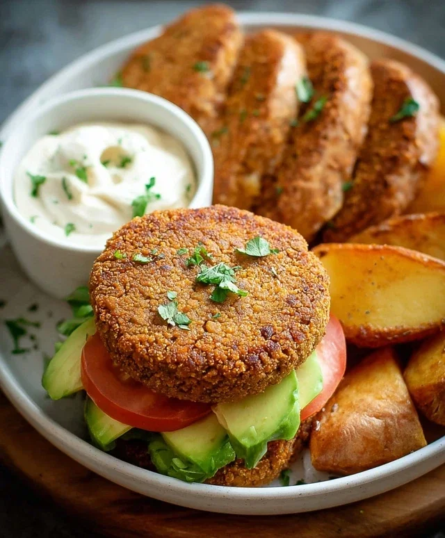 Easy 6-Ingredient Lentil Burgers