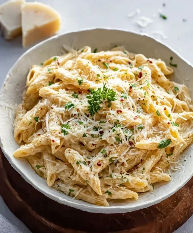 One Pot Creamy Garlic Pasta (Just 20 Minutes!)