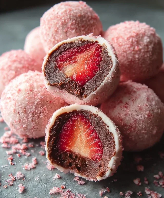 Strawberry Truffles