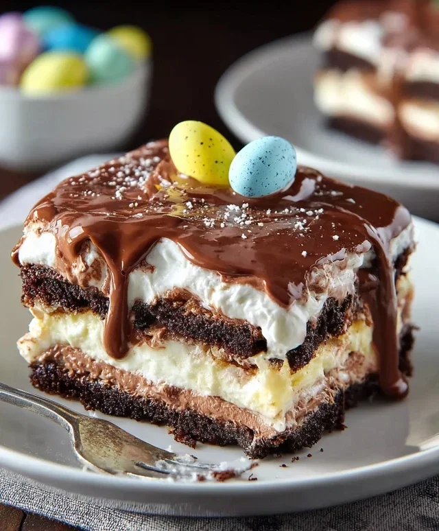 Easter Chocolate Lasagna