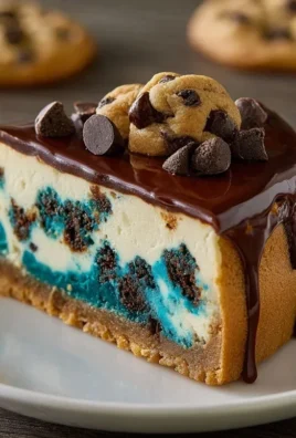 Cookie Monster Cheesecake