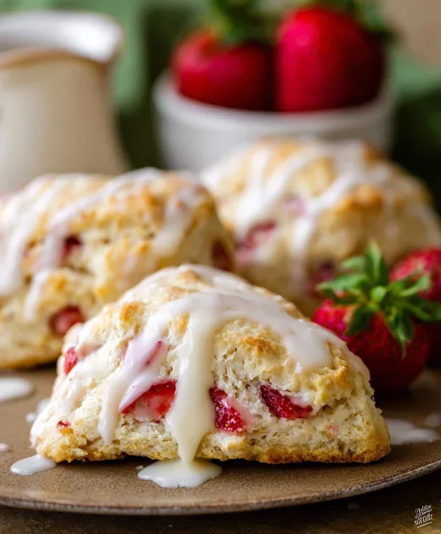 Strawberry Scones