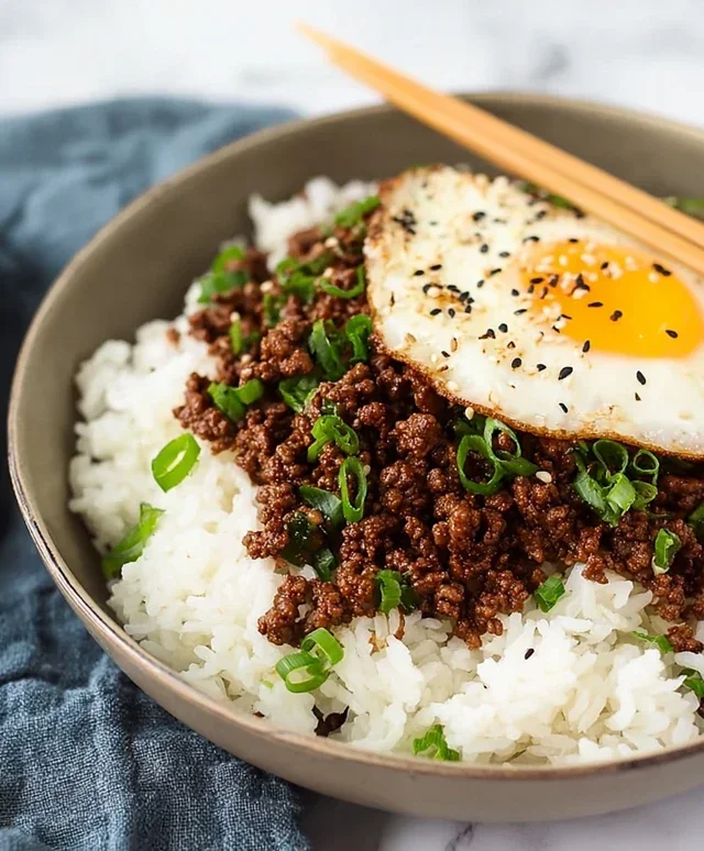 Korean Ground Beef Bowl (25-Minutes)