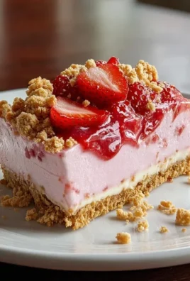 Pink Strawberry Crunch Cheesecake