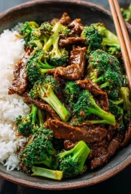 Chinese Beef and Broccoli (牛肉炒西兰花)