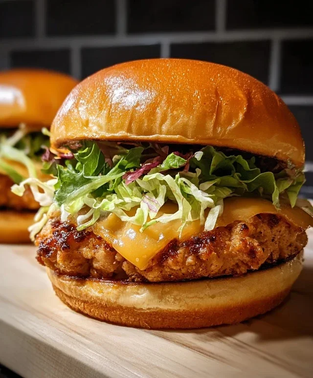 Ground Chicken Smash Burgers