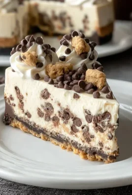 No Bake Cookie Dough Cheesecake