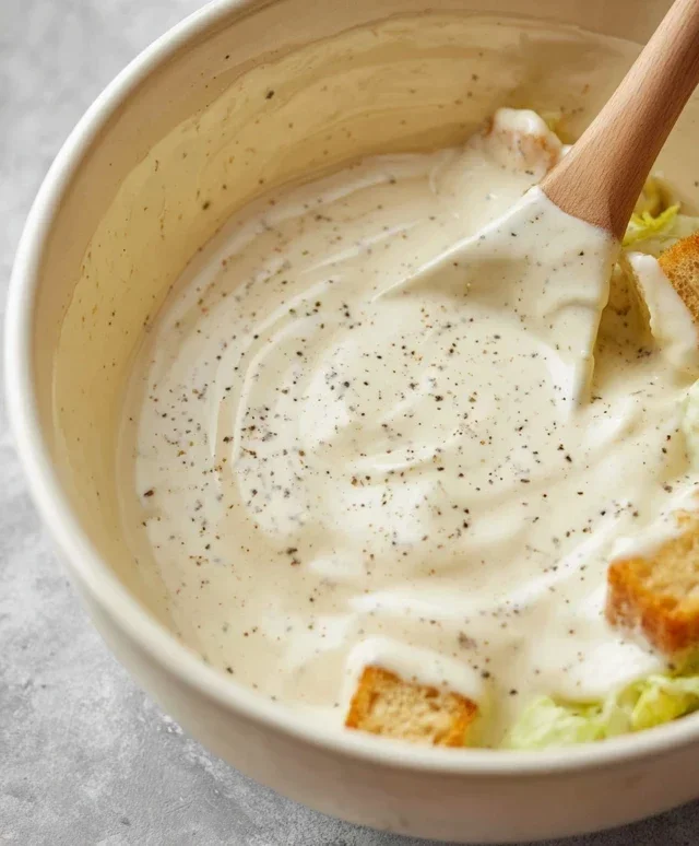 Caesar Salad Dressing (Classic, Creamy & 5 Minutes) 🥗