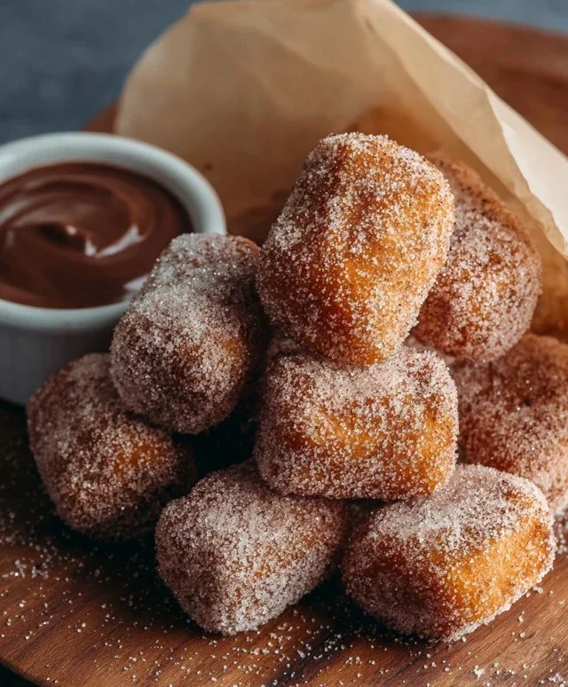 Sweet Air Fryer Churro Bites Recipe