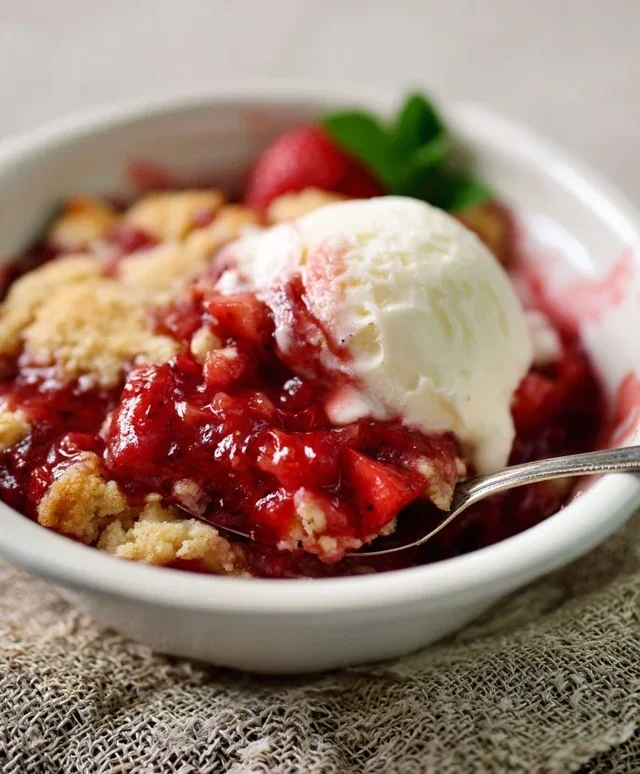Strawberry Cobbler