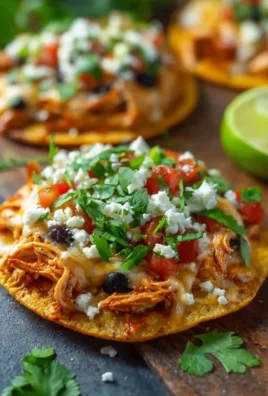 Mexican Rotisserie Chicken Tostadas