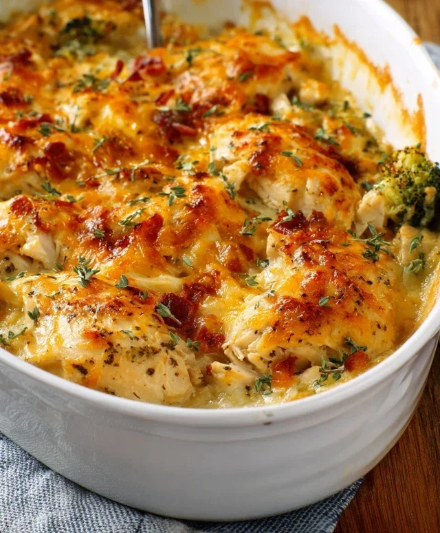 Easy Low Carb Chicken Casserole
