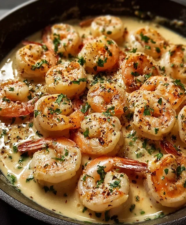 Creamy Garlic Shrimp