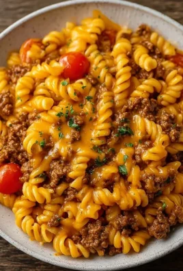 Cheesy Beef Taco Pasta