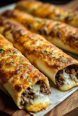 Philly Cheesesteak Stuffed Cheesy Breadsticks
