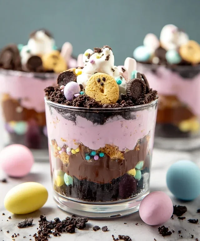 Easter Dirt Cups