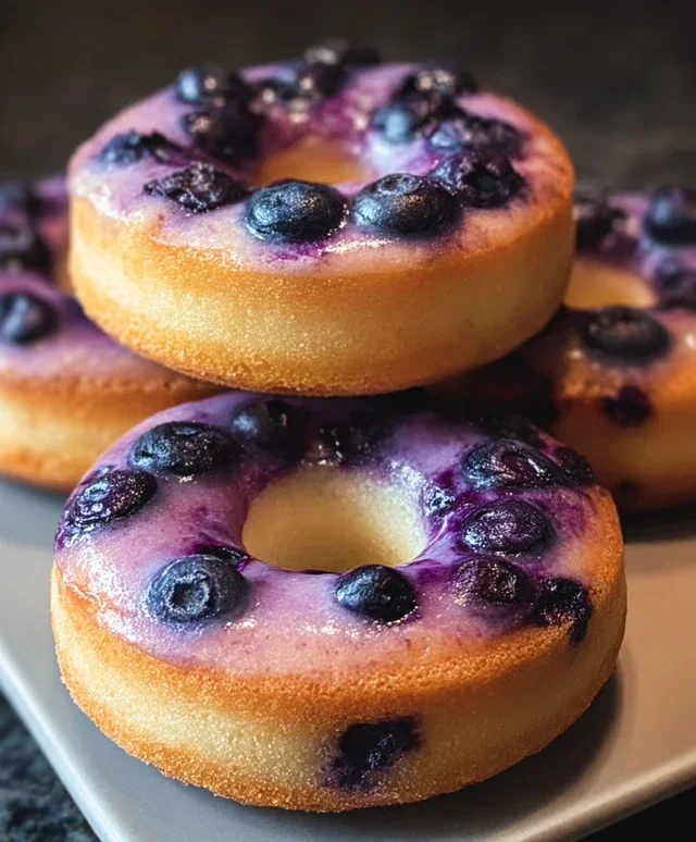 Keto Blueberry Donuts