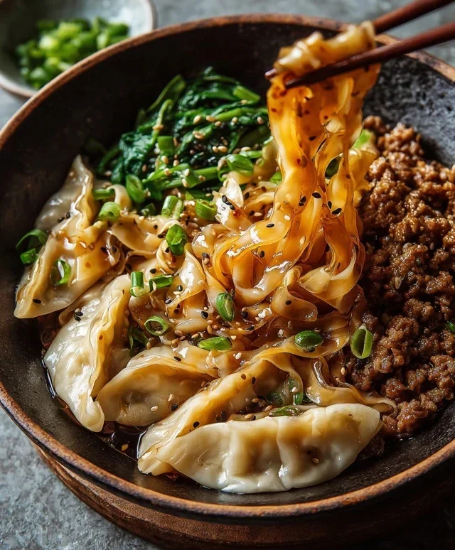 Potsticker Noodle Bowl