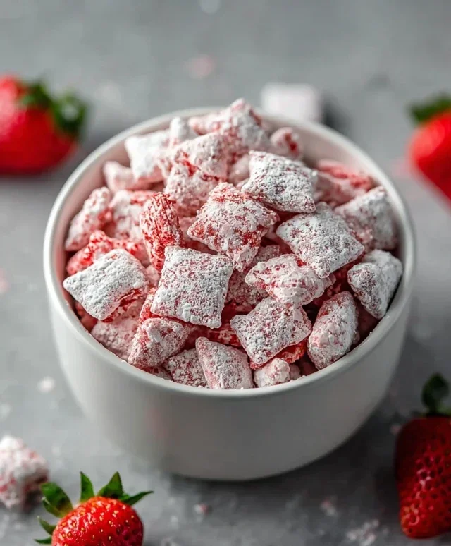 Strawberry Shortcake Puppy Chow