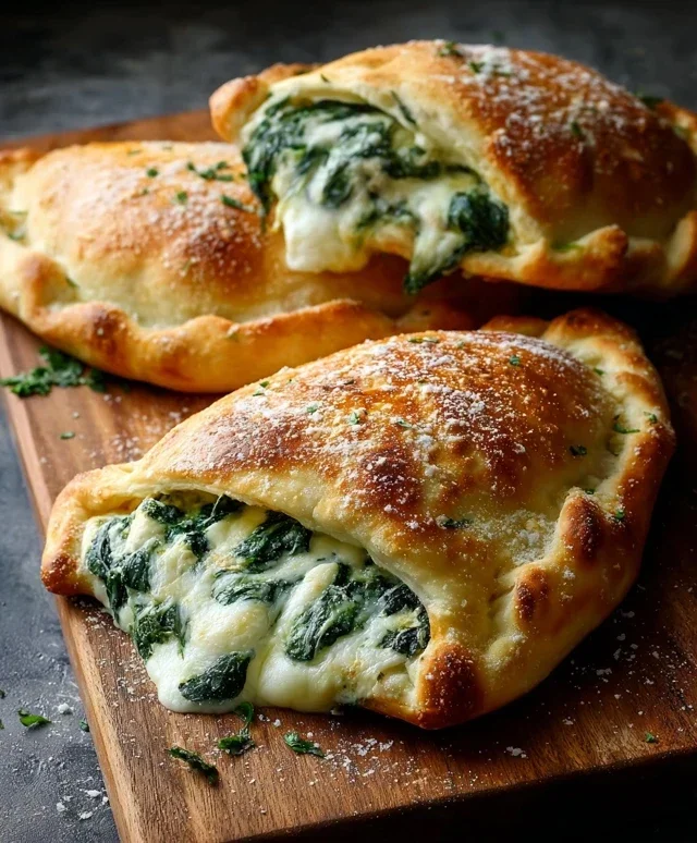 Ricotta Spinach Calzones